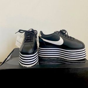 COMME des GARÇONS x Nike collab - platform Cortez